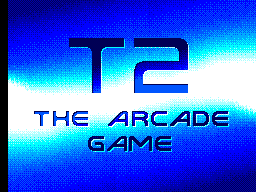 T2 The Arcade Game title screen for Sega Master System